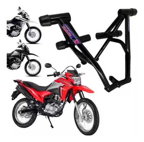 Protetor De Motor Mt 03 Stunt Cage Mt03 Azul Chassi