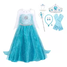 Princess Dress Elsa, Vestido De Manga Larga Para Niños