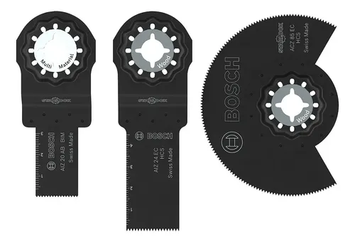 Sets 3 Hojas Corte Sierra Multicortadora Bosch Starlock