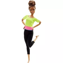 Barbie Muñeca Movimientos Divertidos, Top Amarillo