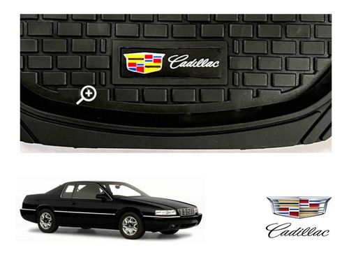 Tapetes 4pz Charola 3d Logo Cadillac Eldorado 1992 A 2002 Foto 4