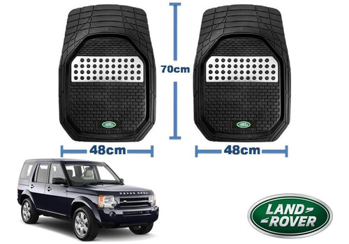 Tapetes 4pz Charola Logo Land Rover Discovery 2004 A 2007 Foto 2