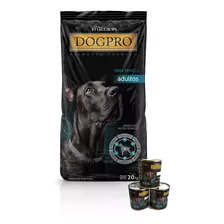 Alimento Dog Pro Adultos X 20 Kg + 3 Alimento Húmedo X 340 G