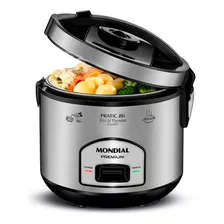 Panela De Arroz Elétrica Mondial Inox Pratic 10i 220v