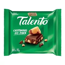 Chocolate Talento Verde Castanha Do Pará 12un 90g Garoto