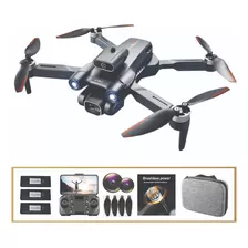 Drone S1s Pro 2 Cameras Wifi 4k Motores Brushless 3 Baterias