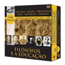 Dvds Os Filósofos E A Educação 1 Livro E 4 Dvds Pedagógicos