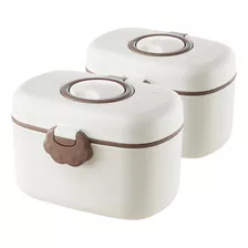 Caja Portátil De Leche En Polvo De 2 Piezas