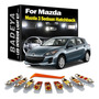Led Premium Interiores + Hyperleds De Reversa Mazda 2 Hb