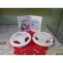 Mario Kart Wii + 2 Volantes 1 Wii Wheel Original - Wii Wiiu