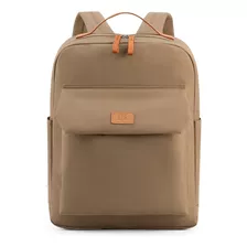 Mochila Bolsa Adamantiun Loom Notebook 15 Polegadas Tablet Marrom Feminina Masculina Reforçada Escolar Viagem