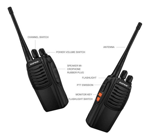 Walkie-talkie Bf-c1 - Walkie-talkie Para Exteriores Foto 3