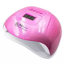 Cabine Sun X Plus Led Uv 120w 36 Leds Unhas Gel Rosa Bivolt Cor Rosa Metalizado 110v/220v