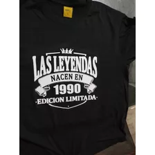 Camiseta Las Leyendas Nacen 