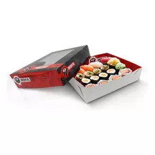 Embalagem Comida Japonesa Sushi Chinesa Oriental G - 100 Un.