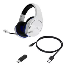 Audifono Gamer Hyperx Cloud Stinger Wireless - Blanco Color Azul Oscuro