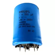 01 Capacitor Eletrolítico 330uf 385v 85ºc - Original Philips