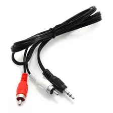 Cable Auxiliar De Audio Rca A Estereo Plug 3.5mm. 1.5mts