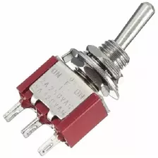 Mini Interruptor Momentáneo Metálico 3a 250 Vac 3pin Mts123