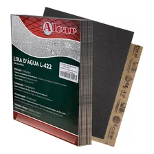 Folha Lixa D'água 225 X 275mm Grão 320 Alcar - 25 Folhas