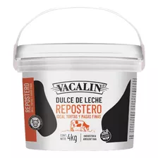 Dulce De Leche Repostero Vacalin 4kg