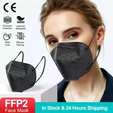 10 Máscaras Kn95 Proteção 5 Camada Respiratória Pff2 N95