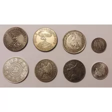 Set 8 Monedas De Chile Reproducción (escasas) 