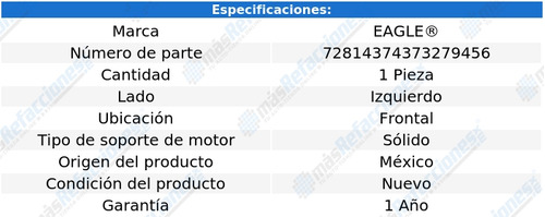 Soporte Motor Izquierdo Frontal E-150 Club Wagon V6 4.2l 03 Foto 3