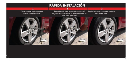 Kit Seguros De Rin Fiat 500, Punto, Mobi Foto 5