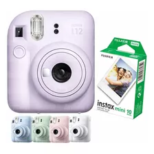 Camera Revela Foto Fujifilm Instax Mini 12 Lilás + 10 Fotos