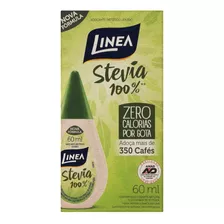 Adoçante Linea Stevia Líquido Sem Glúten 60 Ml