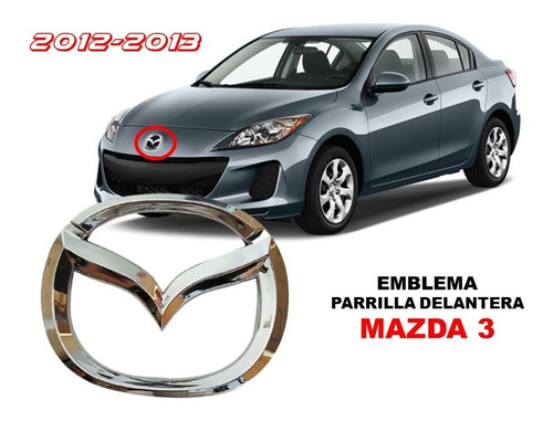 Emblema Para Parrilla Mazda 3 2012-2013 Foto 2