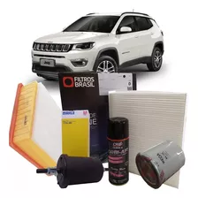 Kit Filtro Ar Oleo Combustivel Cabine Jeep Compass 2.0 Flex