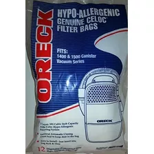 12-pack Oreck Borde Del Frasco Hipoalergénicos Bolsos De Vac