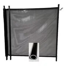 Cerca Removível Para Piscina - Tubo Preto Com Reforço!! 