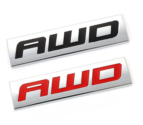 Para Subaru Forester Impreza 3d Metal Awd Logo Tail Sticker Foto 3