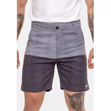 Boardshort Onbongo Híbrido Cinza Escuro