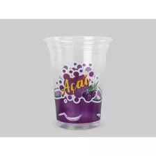 Kit Copos 300/500ml Açai E 700ml Liso C/ 100 Unidades De Cada