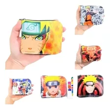 Carteira Naruto Infantil Kit Com 6 Peças Coleção Meninos