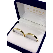 Alianzas Plata 925 Y Oro 18k + Grabado De Regalo