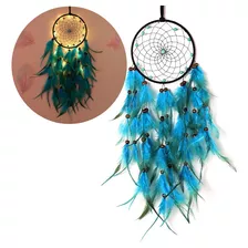 Atrapasueños, Plumas Con Luces,luces Decorativas,como Regalo