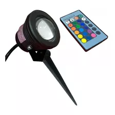 Estaca Exterior Para Jardin Led Rgb Colores De Aluminio 10w