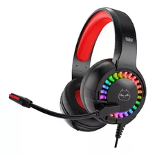 Audífono Halion Gamer Hell Ha-856 Rgb Con Micrófono