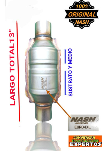 Euro 4 Catalizador Tacoma 1996 A 2010 L4 2.4l Dos Sustratos Foto 3