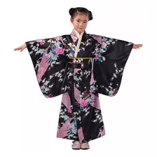 Kimono Clothing For Boys And Girls, Long Japanese Costume 1