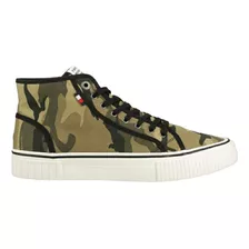 Tenis Bota Tommy Hilfiger Para Hombre Modern Vulc Camo 4106