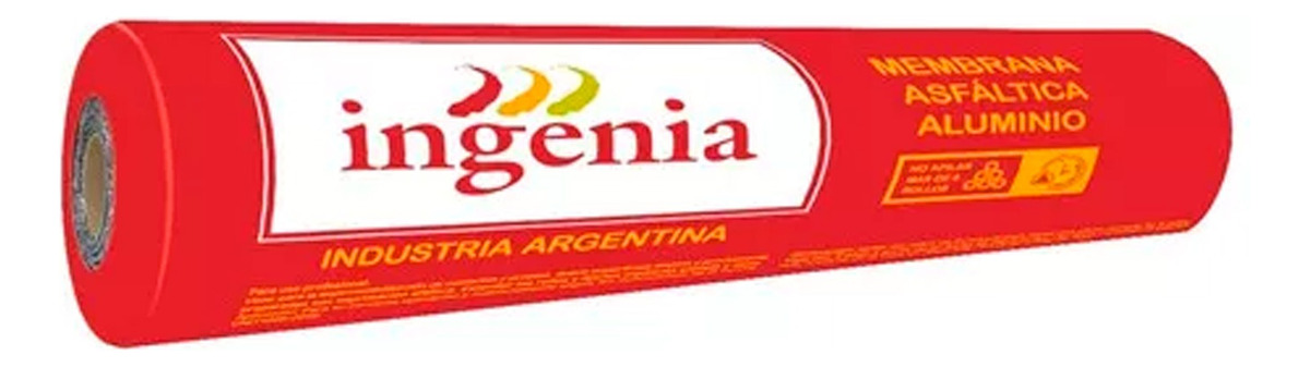 Membrana Asfaltica Aluminio 40 Kg  Ingenia