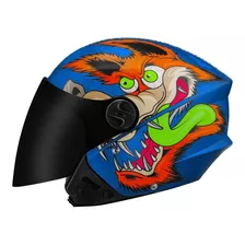 Capacete Protork New Liberty Three Coyote Fosco Viseira Fumê