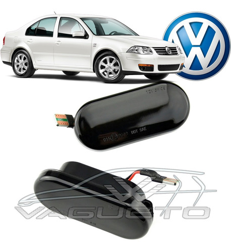 Par De Cuartos Secuenciales Led Vw Jetta Golf Clsico Beetle Foto 4