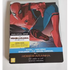 Steelbook Homem Aranha De Volta Ao Lar Blu-ray Lacrado